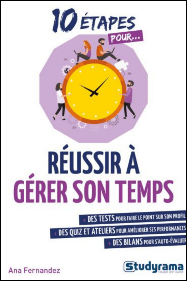 Livre Réussir a gerer son temps Ana Fernandez coach emploi