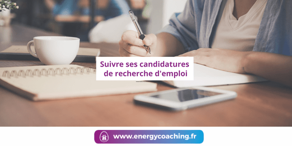 Suivre ses candidatures de recherche d'emploi