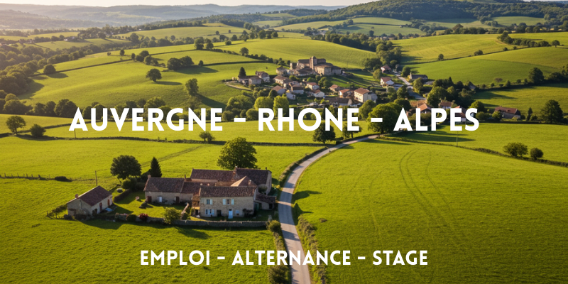 offres emploi region auvergne RHONE ALPES