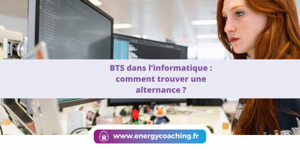 Candidat en BTS informatique en alternance préparant son entretien d’embauche.
