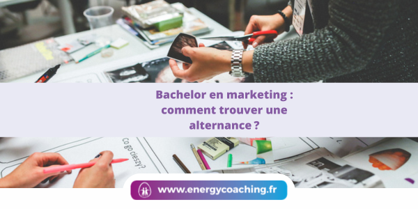 Bureau de travail en marketing pour un alternant