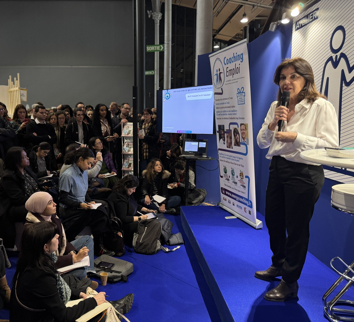 conférence salon du travail Paris 2026 avec Ana FERNANDEZ coach conférence salon du travail Paris 2026 avec Ana FERNANDEZ coach