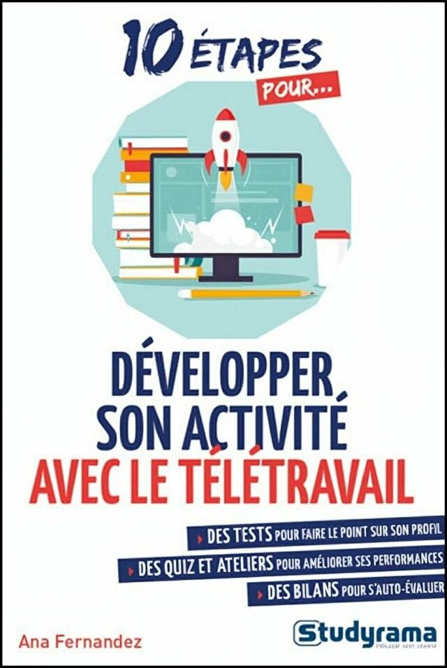 livre Développer son activité avec le télétravail de Ana Fernandez coach emploi
